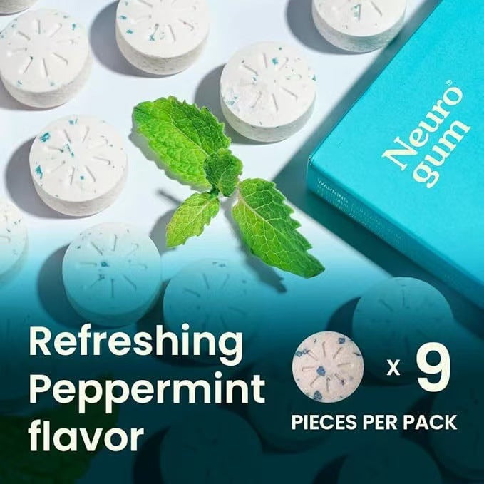 Mint Energy Caffeine Chewing Gum